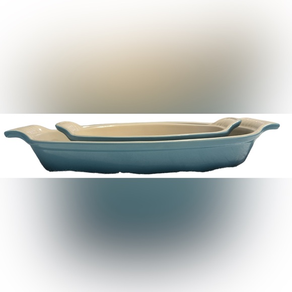 Le Creuset Other - Le Creuset Oval Au Gratin Stoneware Dishes